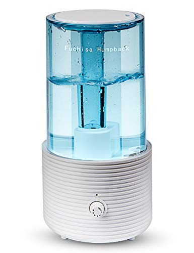 Book Cover Humidifiers for Bedroom, 2.6L Ultrasonic Cool Mist Humidifier for Large Room Baby Home Office, Filter-Free Air Humidifier, Whisper Quiet, Last Up to 18 Hours, Auto Shut-Off, Adjustable Mist Output