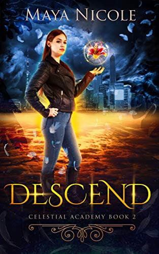 Book Cover Descend (Celestial Academy Book 2): A Reverse Harem Romance