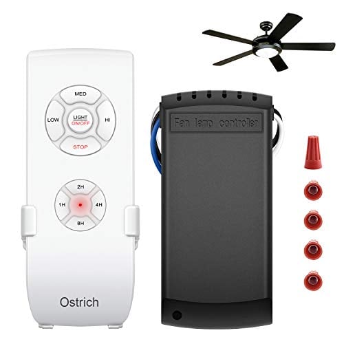 Book Cover Ceiling Fan Remote Control Kit, WI-FI Smart Fan Control Timing Wireless Control with Amazon Alexa