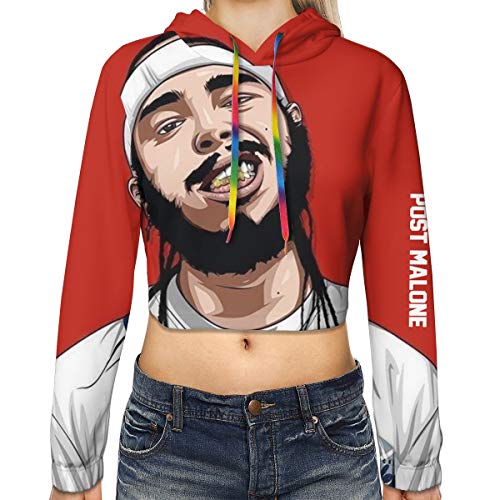 Book Cover Post M-Alone Hoodie 3D Women Sweater with Cap Cutest Long Sleeve Pullover Sweatshirts