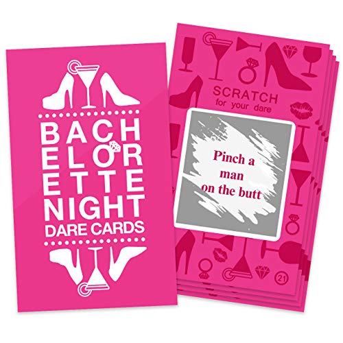 Book Cover Bachelorette Party Game Night Dare Card - for Girls Night Out Activity, Bridal Shower Party Game Cards,Bachelorette Party Ideas, Girls Night Out Activity, Bridal Party Game - 41 Sheets
