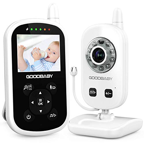 Book Cover Video Baby Monitor with Camera and Audio - Auto Night Vision,Two-Way Talk, Temperature Monitor, VOX Mode, Lullabies, 960ft Range and Long Battery Life by GoodBaby
