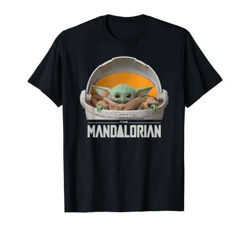 Book Cover Star Wars The Mandalorian The Child Floating Pod T-Shirt