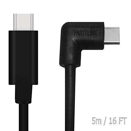 Book Cover PartyLink 16ft(5m) USB Type-C Cable | Oculus Quest Link Compatible High Speed Data Transfer & Fast Charging USB3.1 Gen 2