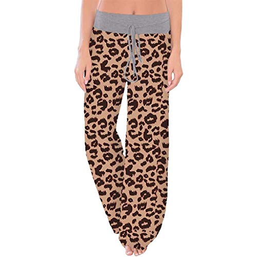 Book Cover Women's Sleepwear - Butter Soft Palazzo Pajama Lounge Pants with Wide Leg and High Waist Coffee