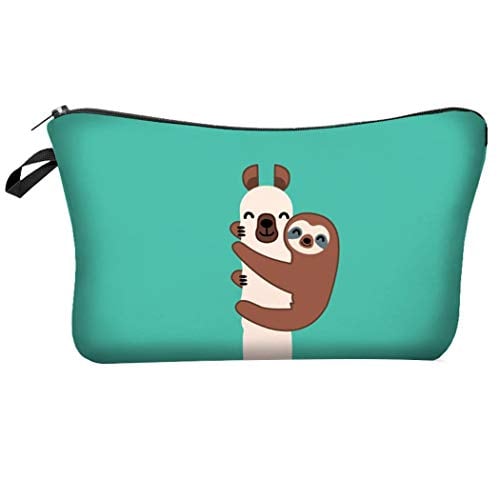 Book Cover Molevet Animal Printing Cosmetic Bag Zipper Makeup Storage Toiletry Pouch Cosmetic Bags