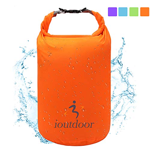 Book Cover ioutdoor Dry Bag 5L/10L/20L/40L/70L, Ultra Lightweight Airtight Waterproof Bags, Roll Top Dry Sacks Great for Kayaking Rafting Hiking Swimming Camping Boating Water Sports