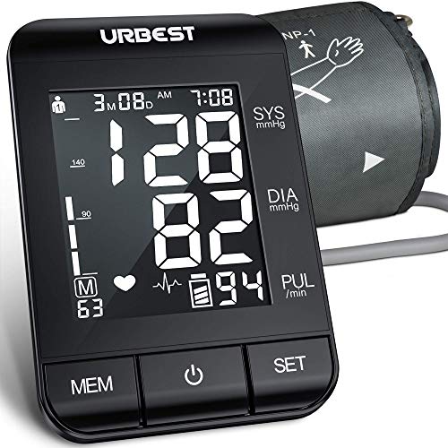 Book Cover URBEST Blood Pressure Monitor Upper Arm for Home Use, Black